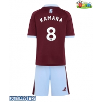 Aston Villa Boubacar Kamara #8 Hjemmedraktsett Barn 2026-27 Kortermet (+ Korte bukser)